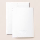 Carte Dorée 50 Et Fabuleux Coeur D'Anniversaire En Argent Pers (Derrière avec enveloppe)