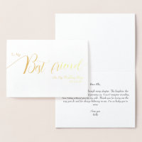 À Ma Meilleure Amie le Jour de Mon Mariage Écritur