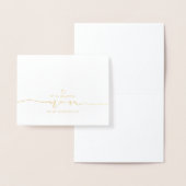 Carte Dorée À ma mère Mariage Matin mignon Message (Affichage)