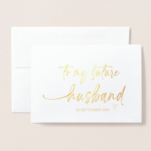 Carte Dorée À Ma Salle De Mariée Mariage Jour De Mariage Amour (Devant avec enveloppe)