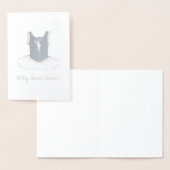 Carte Dorée À mon professeur de danse Ballet Tutu Ballerina Co (Affichage)