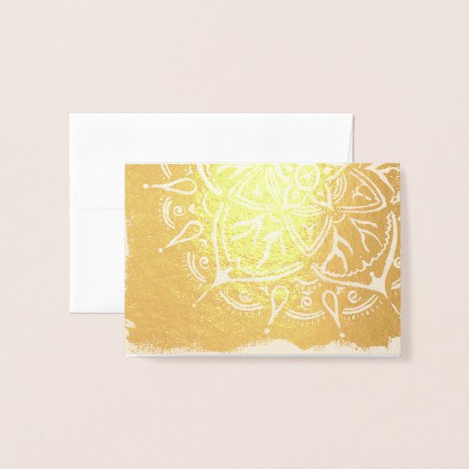 Carte Dorée Âge d'or (Devant avec enveloppe)