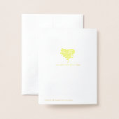 Carte Dorée Aimez votre pétillant amour votre esprit amour UVa (Derrière avec enveloppe)