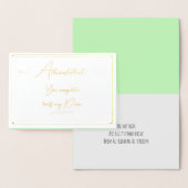 Carte Dorée Alhamdulliah vous complétez la moitié de ma déen C (Affichage)