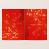 CARTE DORÉE AMOUR, JOIE ET PAIX (Intérieur)