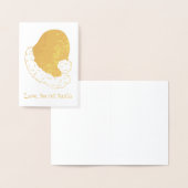 Carte Dorée Amour, Secret Père Noël Joyeux Noël Noël Noël Noël (Affichage)