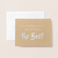 Amusante Proposition Groomsman - Le Meilleur