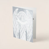 Carte Dorée Ange de l'Avent (Devant)