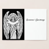 Carte Dorée Ange de l'Avent (Intérieur)