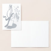 Carte Dorée Ange en argent (Affichage)