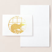 Carte Dorée Année du Rat (Affichage)