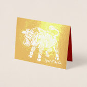 Carte Dorée Année Du X (Devant)