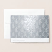 Carte Dorée Année personnalisée | Joyeux luxe du Nouvel An (Derrière avec enveloppe)