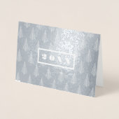 Carte Dorée Année personnalisée | Joyeux luxe du Nouvel An (Devant)