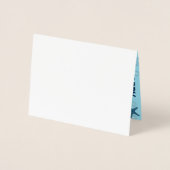 Carte Dorée Anniversaire de Poisson Drôle (Devant)