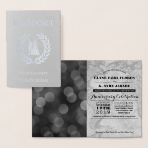 Carte Dorée Anniversaire du Passeport d'argent
