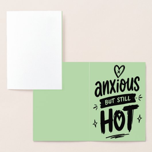 Carte Dorée Anxious But Hot (Affichage)