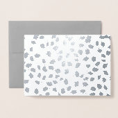 Carte Dorée Aquarelle Florale Personnalisée Anniversaire/Toute (Derrière avec enveloppe)