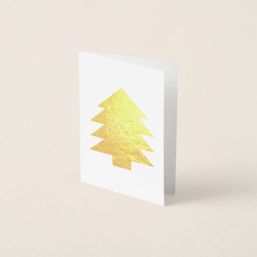 Carte Dorée Arbre de Noël Gold (Devant)