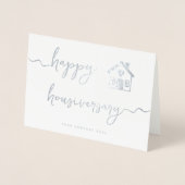 Carte Dorée Argenterie professionnelle Joyeux Housiversaire Im (Devant)