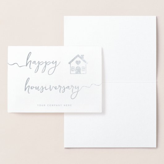 Carte Dorée Argenterie professionnelle Joyeux Housiversaire Im (Affichage)