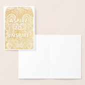 Carte Dorée ASPIRE À INSPIRER - Devis de déclaration positive (Affichage)