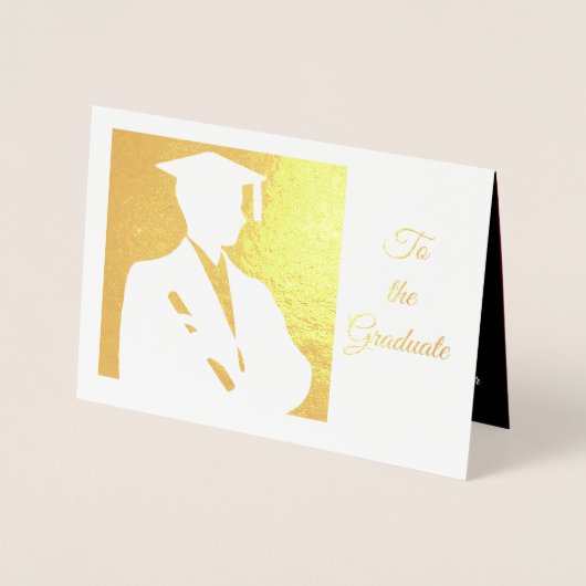 Carte Dorée Au diplômé (Devant)