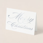 Carte Dorée Ayez un joyeux petit or de Noël ou (Devant)