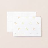 Carte Dorée Baise rose (Derrière avec enveloppe)
