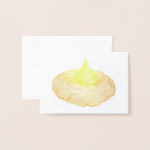 Carte Dorée Baking Foodie Beurre d'arachide Beurre Blossom Coo (Devant avec enveloppe)