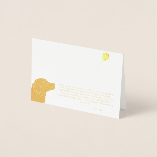 Carte Dorée Balle d'or (Devant)