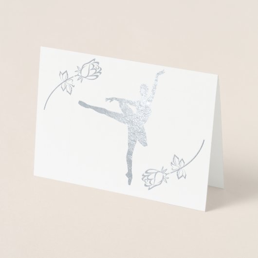 Carte Dorée Ballerina (Devant)