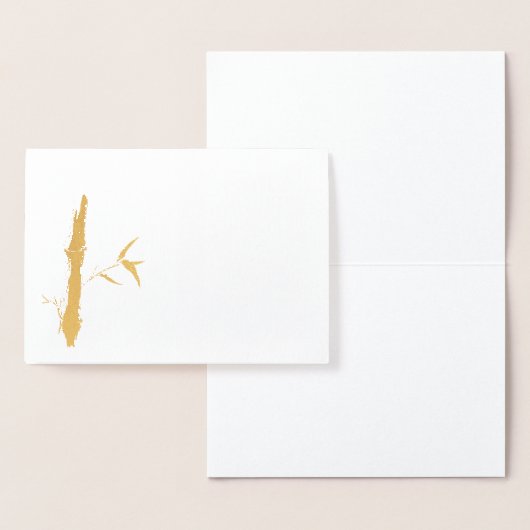 Carte Dorée Bambou doré (Affichage)