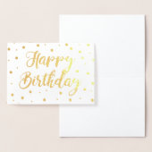 Carte Dorée Bbly Joyeux anniversaire (Affichage)