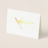 Carte Dorée Beau colibri (Devant)