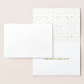 Carte Dorée Beau Script Gold Foil Serez-Vous Mon Usher (Affichage)