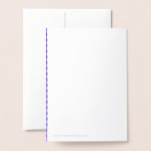 Carte Dorée Bébé mou Bee Neutre Félicitations (Derrière avec enveloppe)