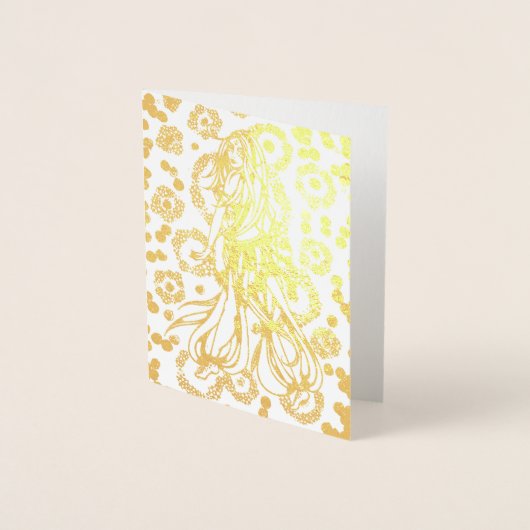 Carte Dorée Belle Danse Or (Devant)