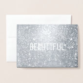 Carte Dorée Belle Élégance (Devant avec enveloppe)