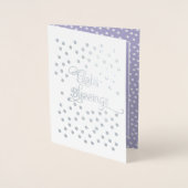 Carte Dorée Bénédiction de Pâques. Petit ange afro-américain (Devant)