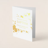 Carte Dorée Bénédiction Or Élégante Sur Votre Blessure Véritab (Devant)