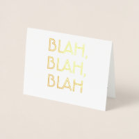 Blah Blah Blah - Proposition Drôle De Sirène D'Épo