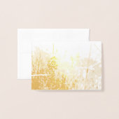 Carte Dorée Bluebonnet (Devant avec enveloppe)