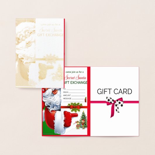 Carte Dorée bon de cadeau (Affichage)