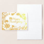 Carte Dorée Bon thanksgiving 13 (Affichage)