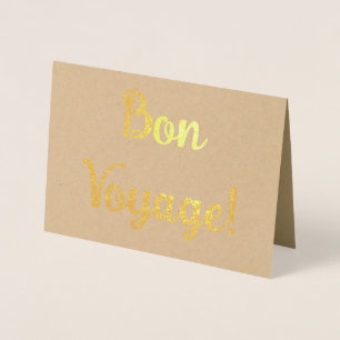 Carte Dorée Bon Voyage !