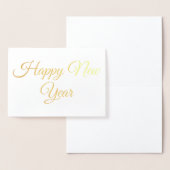 Carte Dorée Bonne année (Affichage)
