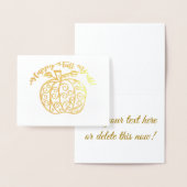 Carte Dorée Bonne Chute, tous ! | Véritable huile (Affichage)