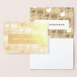Carte Dorée Bonne Hanoukka