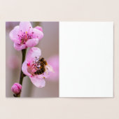 Carte Dorée Bonne Pâques à votre famille ! (Intérieur)